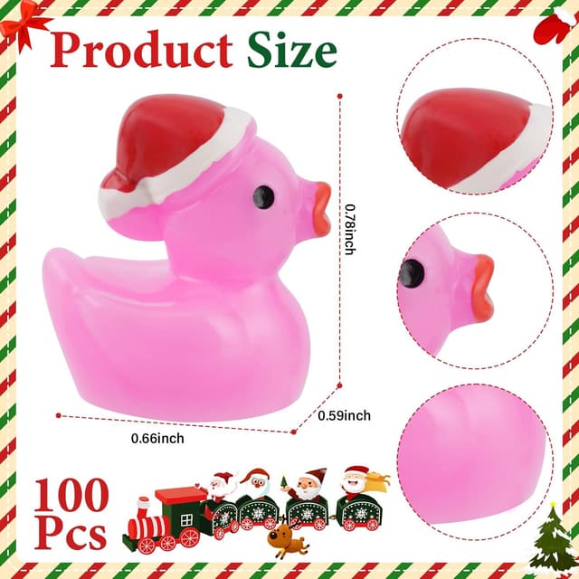 Detalle 2 de Mini Resin Duck Figures 100-Pack 🐤