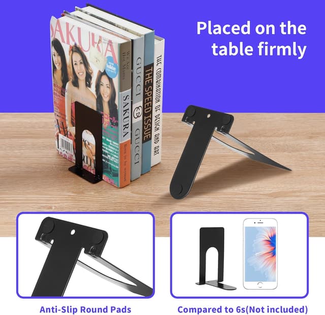 Detalle de HAOYULUO Fermalibri in metallo 12 pezzi