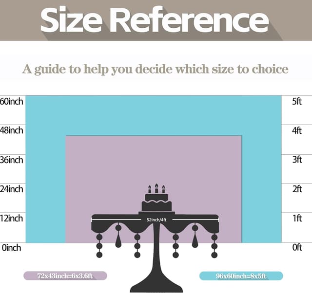 Detalle de Luminora 72x43inch Breast Cancer Awareness Pink Ribbon Backdrop Banner