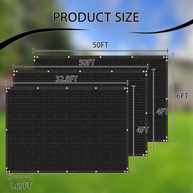 Thumbnail 5 de Dellna Fence Privacy Screen, 6x50Ft 🚪
