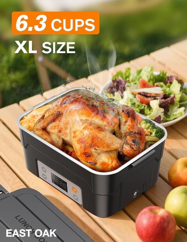Detalle 2 de EAST OAK XL 6.3-Cup Cordless Lunch Box 🍱