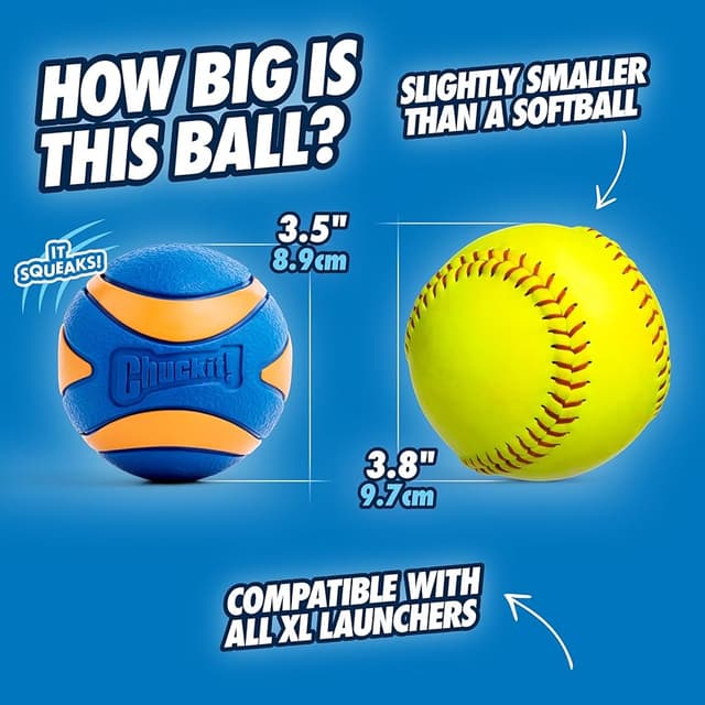 Thumbnail 2 de Chuckit Ultra Squeaker Ball XL 1 unidad