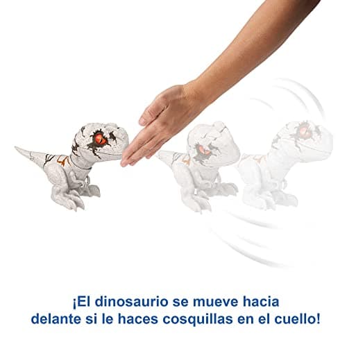 Detalle de Mattel GWY57 Jurassic World Uncaged Rowdy Roars, figura con sonidos