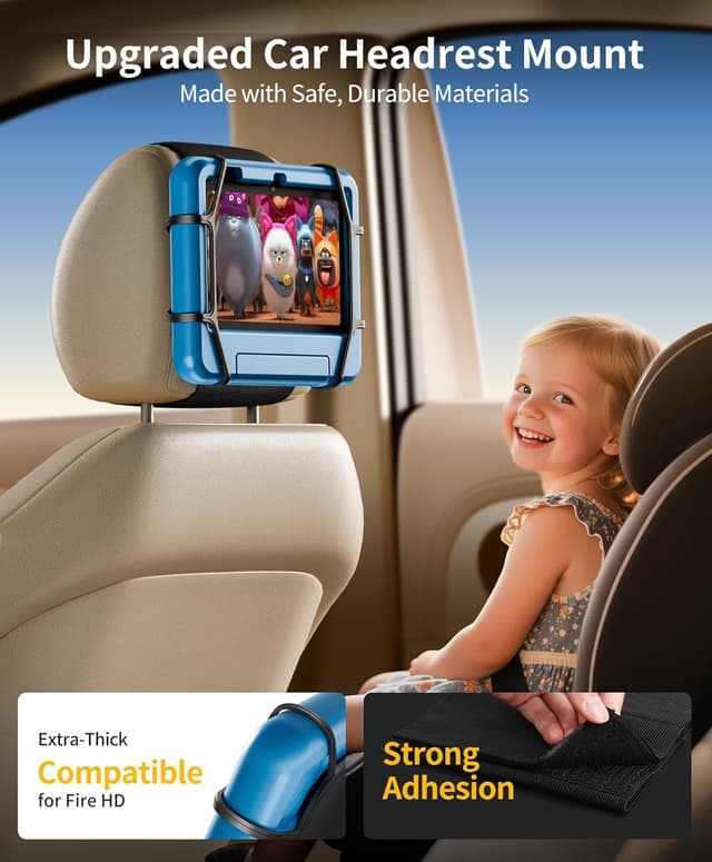 Thumbnail 1 de FANGOR Car Tablet Headrest Mount 7–12.9 in