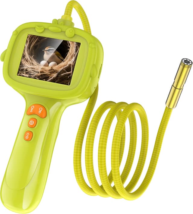 Detalle de Endoscopio per bambini con luce e telecamera a serpente (boroscopio) educativo STEM
