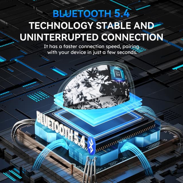 Detalle 2 de LC-dolida Auriculares para Dormir Bluetooth 🎧 Regalo Hombre y Mujer