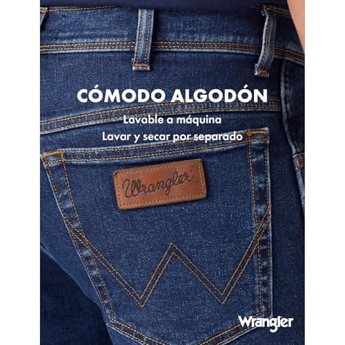 Detalle 1 de Wrangler Texas Pantalones Hombre, Darkstone Blue 🌟 30W/30L