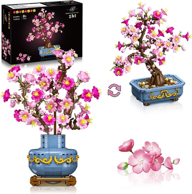 Imagen de HOGOKIDS Flowers Cherry-Blossom Bonsai 775PCS en OfertitasTOP