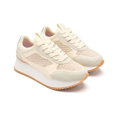 Detalle de Glover Zapatillas Piel plataforma 4 cm