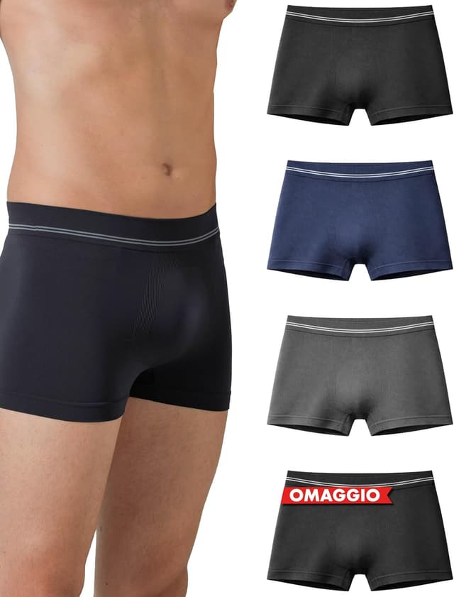 Imagen de Risalti Boxer Uomo Elasticizzati Microfibra 3 pz en OfertitasTOP