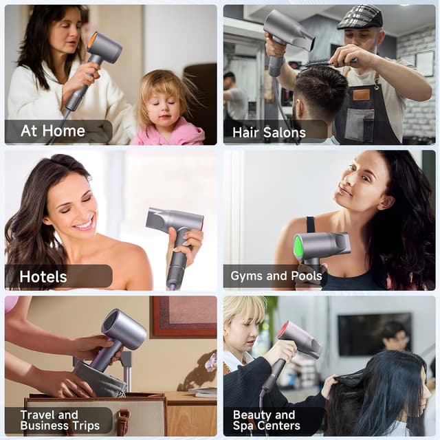 Thumbnail 4 de Portable Ionic Hair Dryer 160,000 RPM