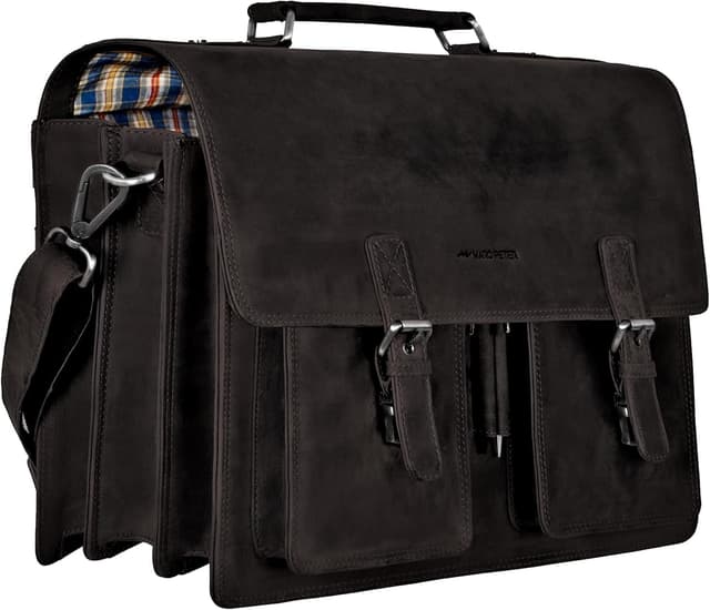 Detalle de Marc Peter Amsterdam Aktentasche XL