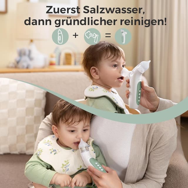 Thumbnail 5 de Momcozy BreezyClear Nasensauger 65 kPa für Babys