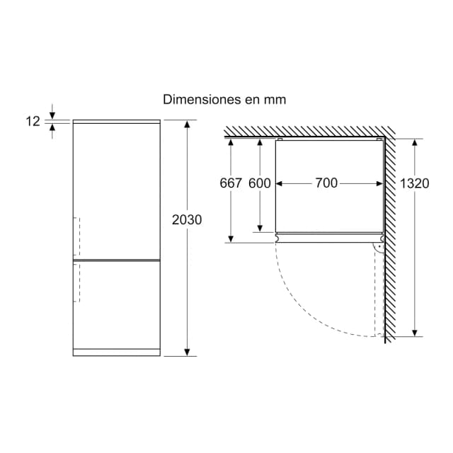 Thumbnail 2 de Balay 3KFC879BI frigorífico combi Serie Cristal (reacond.)