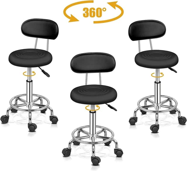 Detalle 2 de TactFire Ergonomischer Rollhocker 48–58 cm 💺