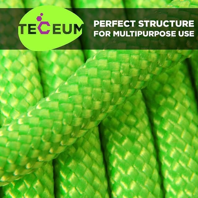 Thumbnail 4 de TECEUM Paracord Type III 550 Neon Green 30 m