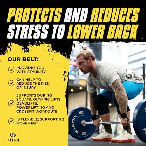 Thumbnail 4 de Titan Armour Premium Self-Locking Weightlifting Belt