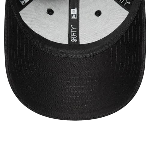 Detalle 1 de New Era ERA MLB League ESS 940 New York Yankees: gorra de algodón ajustable (negra, talla única)