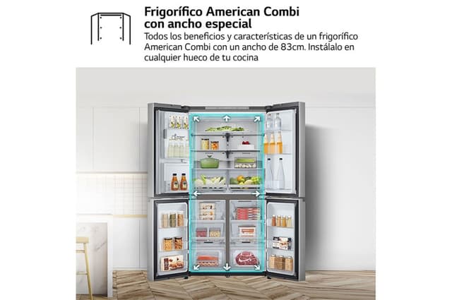Thumbnail 4 de LG GML960PYBE Outlet frigorífico combi 179 cm inox antihuellas