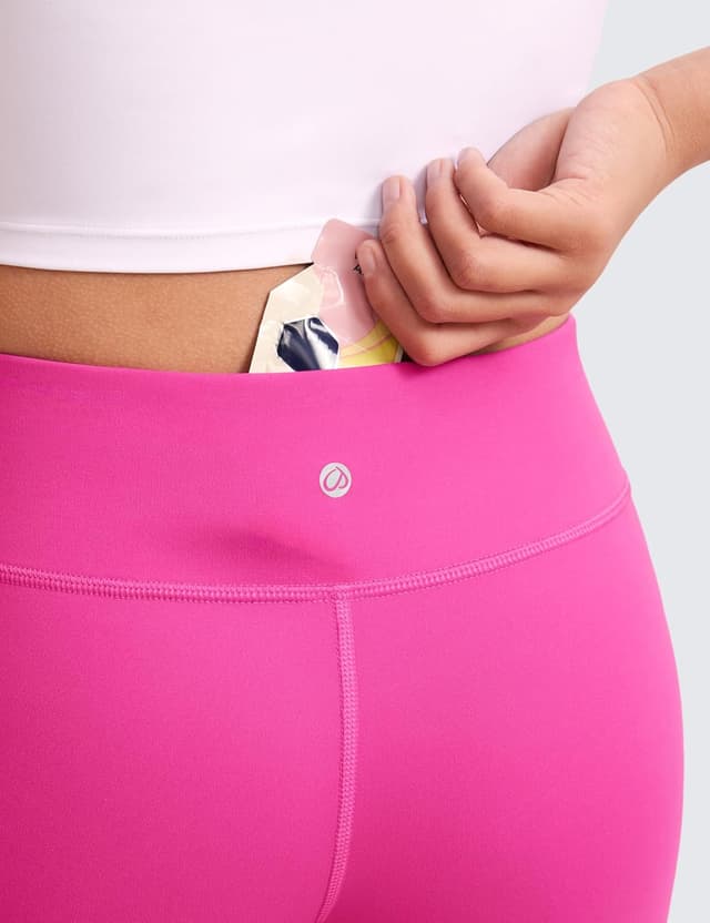 Detalle de Leggings atletici CRZ YOGA Butterluxe a vita alta per ragazze, lunghezza intera