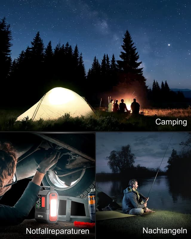 Detalle 2 de BRPOM 8000A Starthilfe Powerbank 26800mAh für Pkw