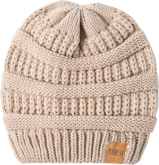 Detalle de REDESS Slouchy Beanie Gorro de punto oversized