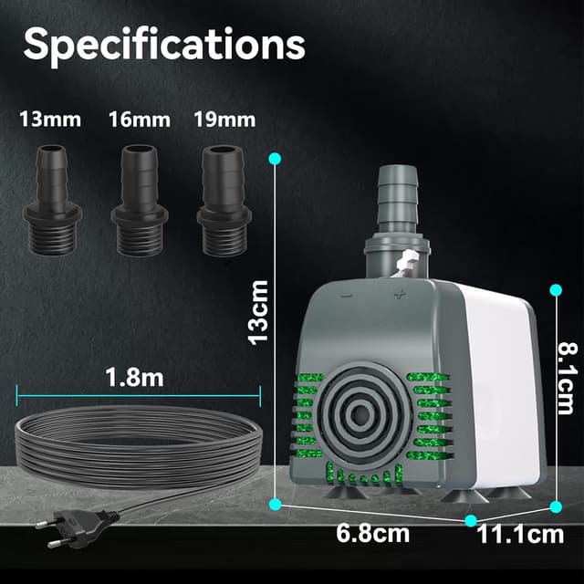 Thumbnail 5 de Knifel Pompe à Fontaine 45W 3500 L/H