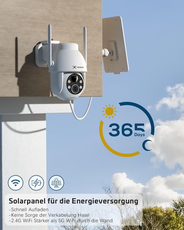 Thumbnail 3 de COCOCAM 2K Außen-Akku-WLAN-Kamera mit AI-Erkennung