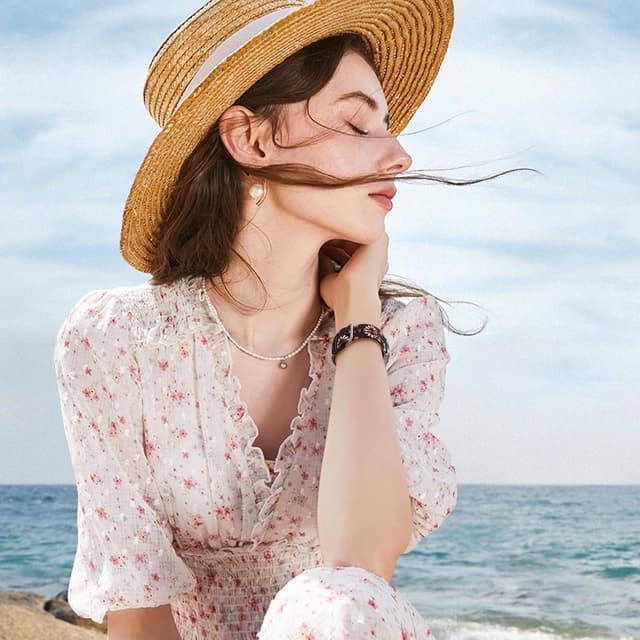 Detalle de Netolo Floral Engraved Strap 20mm