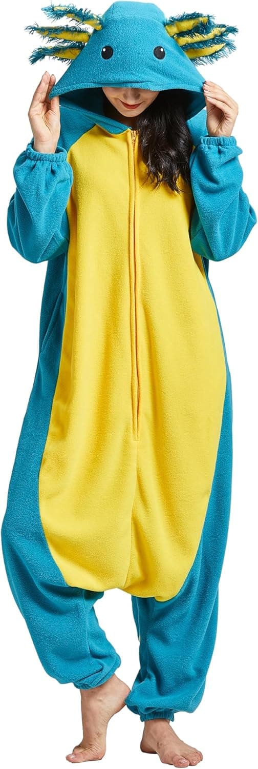 Thumbnail 6 de SimZoo Axolotl Einteiler 100 % Fleece 🛌