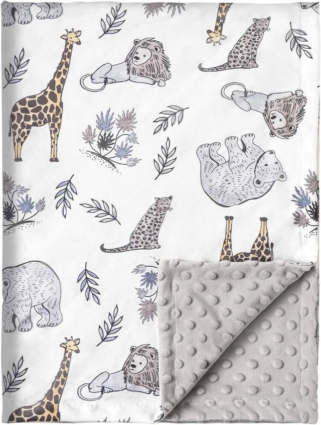 Detalle de Soarwg Kids Lion baby blanket 75x100cm