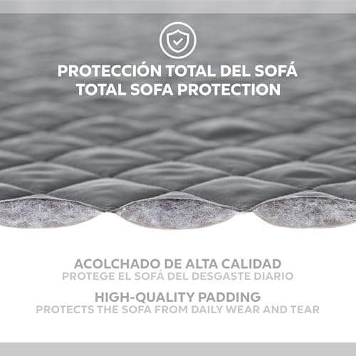 Thumbnail 6 de Textilhome Funda Cubre Sofá Malu 3 Plazas 🛋️ Resistente y Reversible