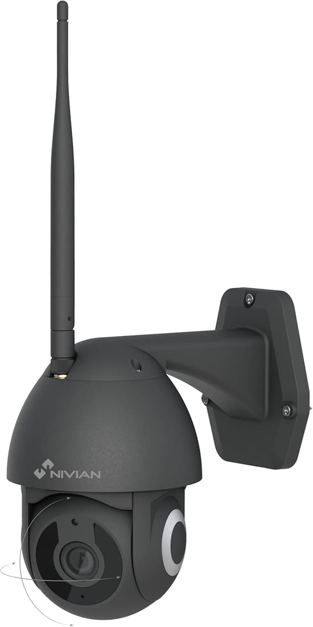 Detalle de NIVIAN Caméra PTZ 2K avec détection humain, 10 m