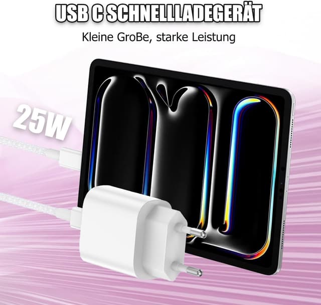 Thumbnail 6 de 25W USB-C iPad Ladegerät inkl. Kabel