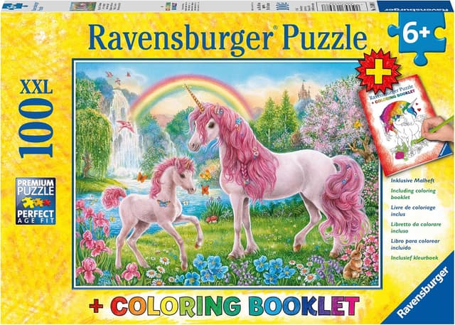 Detalle de Ravensburger Magische Einhörner 13698 Puzzle 100