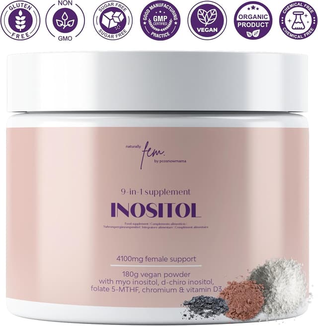 Thumbnail 11 de Inositol Myo & D-Chiro PCOS 4100MG 🌿 – Balance hormonal y metabolismo