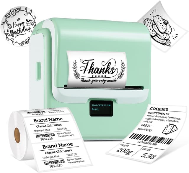 Detalle de ORGSTA T003 Etikettendrucker 50 mm/s