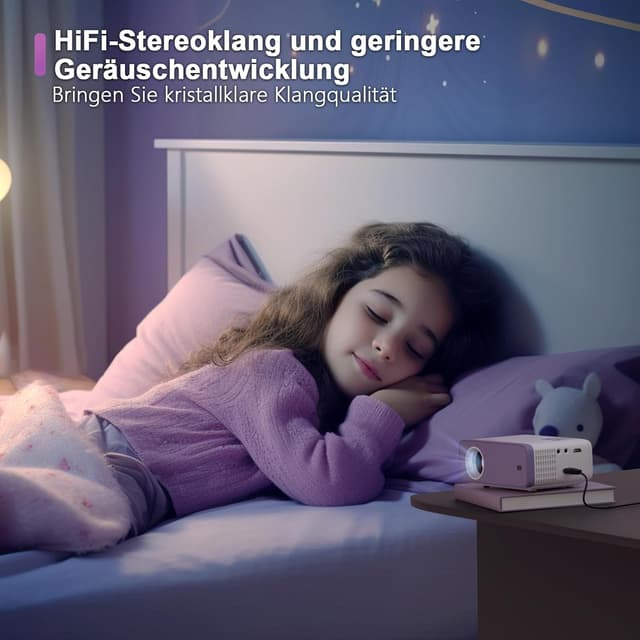 Thumbnail 5 de VOPLLS 20000L Mini Beamer Full HD 1080P đź“˝