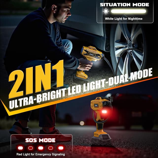 Thumbnail 6 de DIYtoolifz Cordless Tire Inflator 160PSI