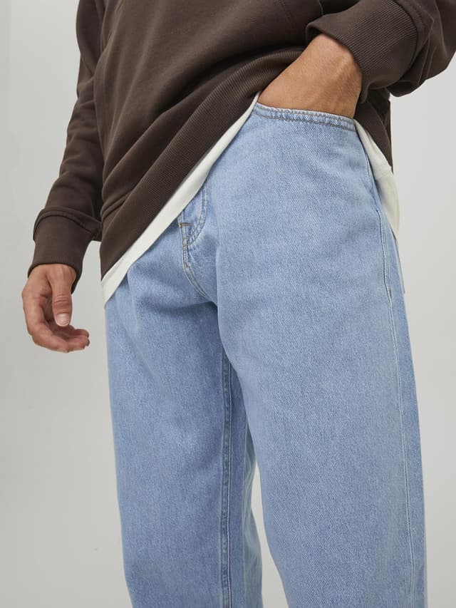 Thumbnail 6 de Jack & Jones JJIEDDIE Jjoriginal — jean homme à coupe ample taille haute