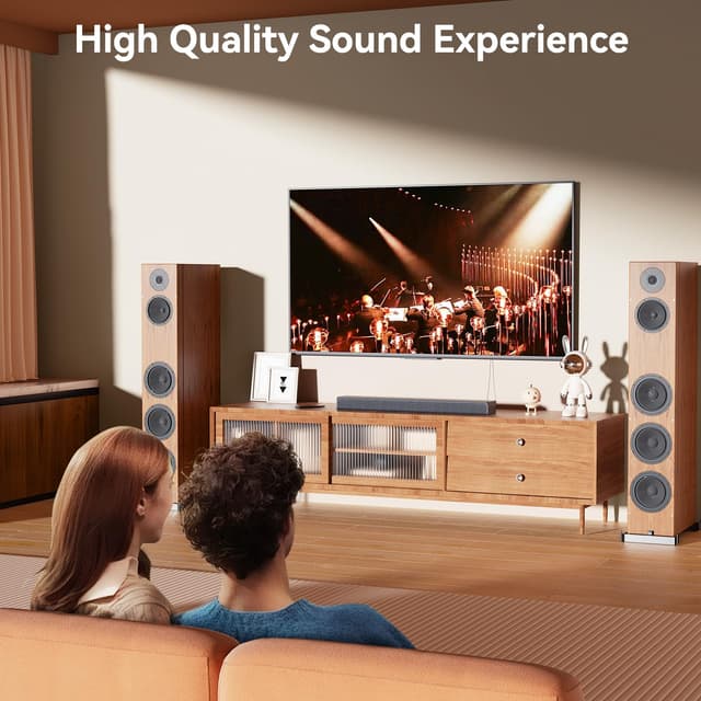 Detalle de BENFEI Toslink optisches Audiokabel 2 m (S/PDIF, Glasfaser) für Soundbar, TV, PS5/PS4, Sonos & Xbox