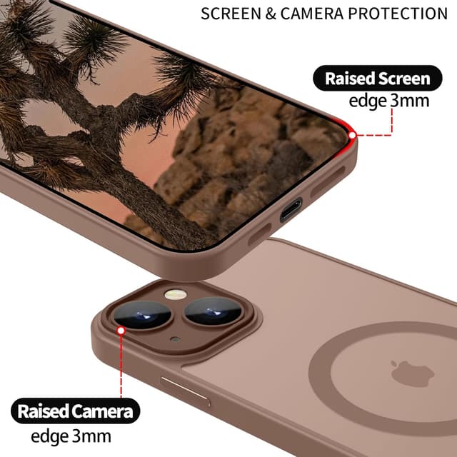 Detalle 2 de YUANDMI iPhone 15, Cover magnetica MagSafe