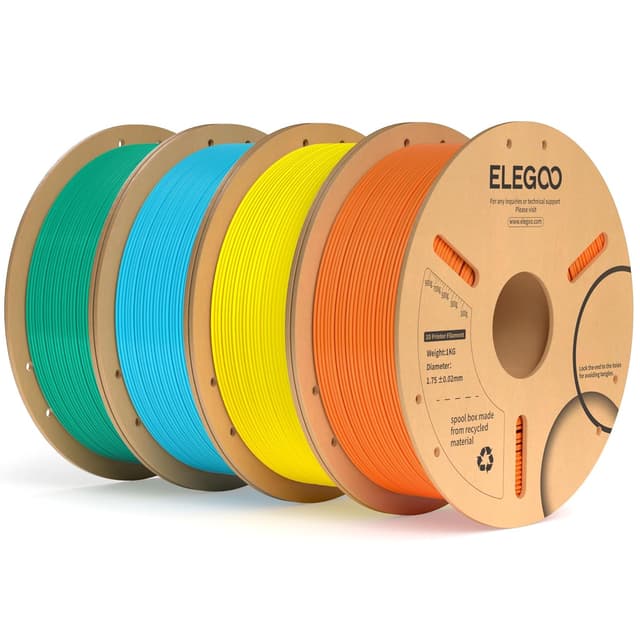 Imagen de ELEGOO PLA Plus 2.2 lb spools, 4-pack en OfertitasTOP