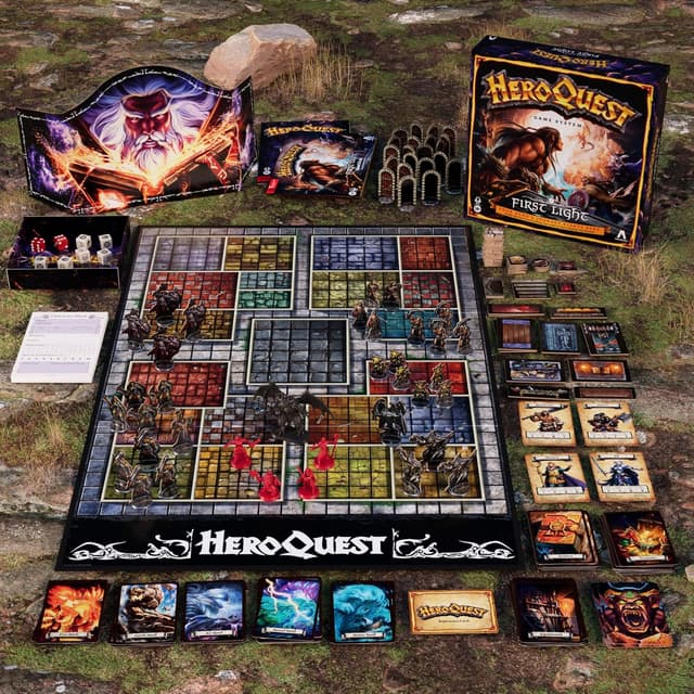 Detalle de Avalon Hill HeroQuest First Light Game System board game (English Version)