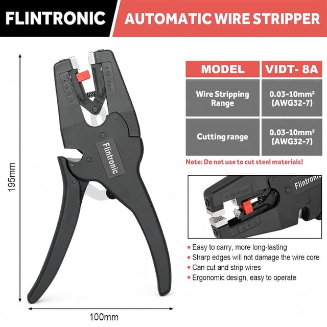 Detalle 2 de Automatic wire stripper 7-32 AWG