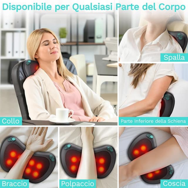 Thumbnail 4 de TAKRINK Cuscino Massaggiatore 8 nodi 💆