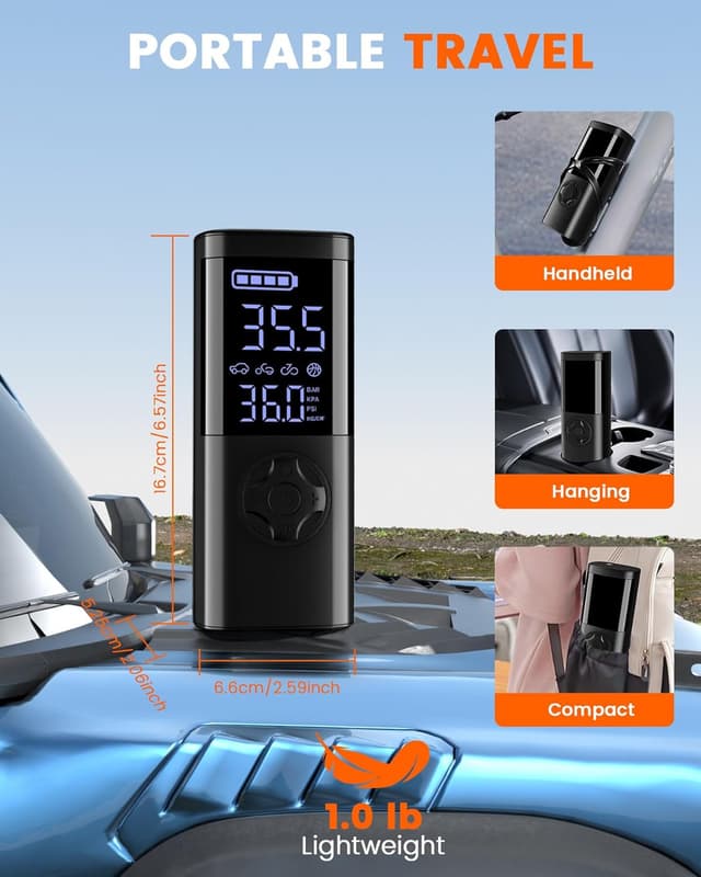 Detalle 2 de TEMOLA Compressore Aria Portatile 150PSI