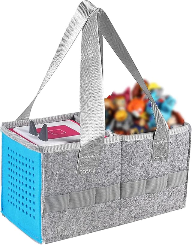 Detalle de Hounyoln Felt Carry Bag for Toniebox Starter Set (Tonie 2 Storage Organizer Case)