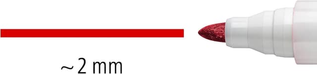 Detalle de STAEDTLER Lumocolor 351 Whiteboard Marker (Bullet Tip 2.0mm) – Pack of 10 Assorted Colours