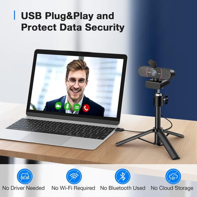 Thumbnail 6 de EMEET C960 4K webcam 6.7-18.5 in tripod